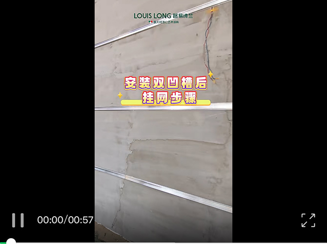 LOUIS LONG | 外墙漆挂网